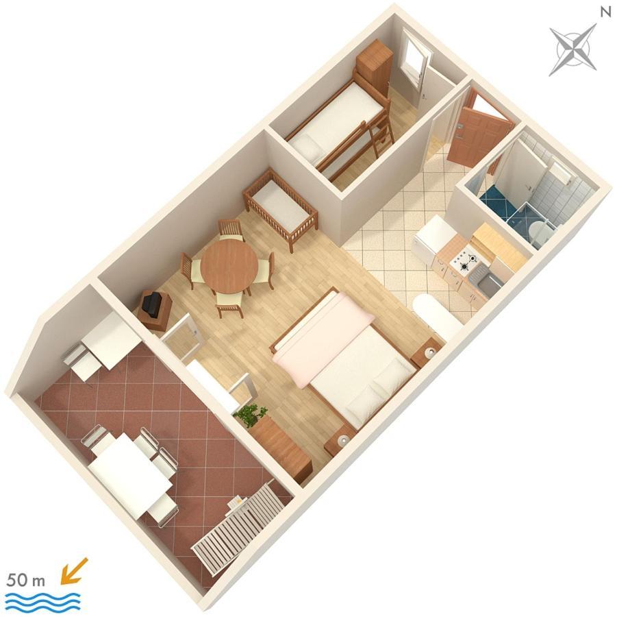 Apartments By The Sea Sumpetar, Omis - 2808 Εξωτερικό φωτογραφία
